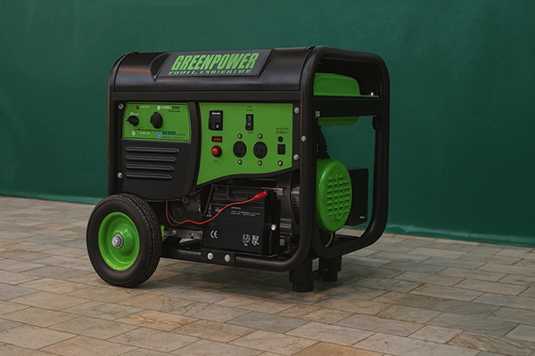 تصویر موتور برق بنزینی برای درک و نشان دادن تفاوت آن با موتور برق دیزلی