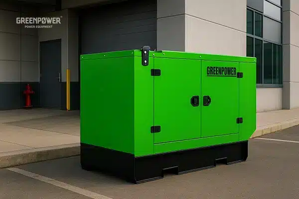 ژنراتور گازی کانوپی دار گرین پاور مناسب برای مرکز خرید