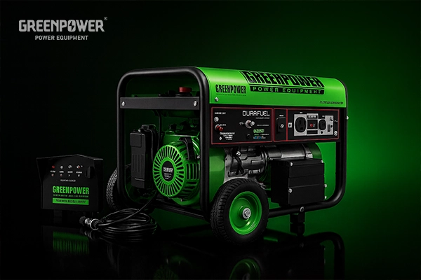 موتور برق گازی cc9000 ats گرین پاور مناسب برای سوپرمارکت است.