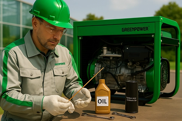 یکی از اقدامات لازم برای آماده سازی ژنراتور برای فصل تابستان بررسی ئ تعویض روغن است.