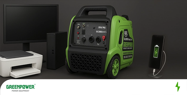 موتور برق اینورتری بهترین انتخاب برای لوازم الکترونیکی حساس مانند لپتاپ است.